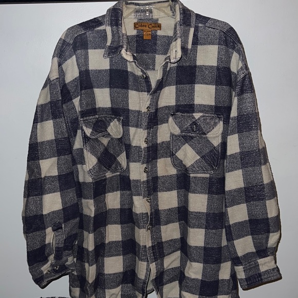 Mens blue and white flannel - Picture 1 of 2
